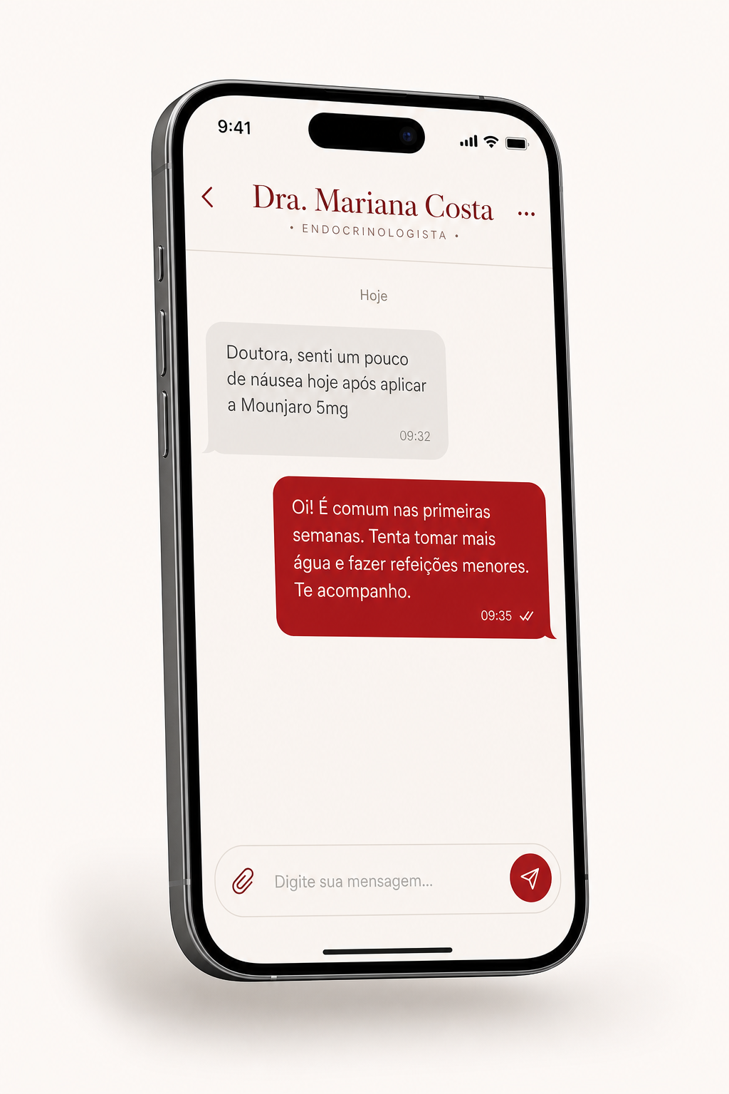 Mensagens diretas com o paciente